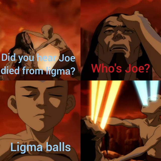 cartoon - Did you hea Joe died from igma? Who's Joe? Ligma balls