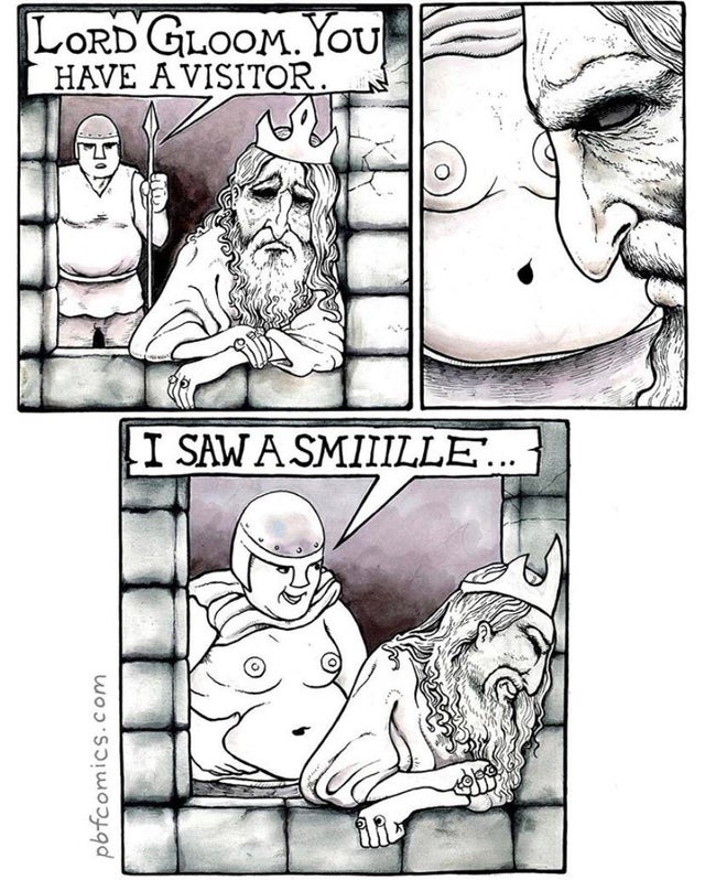 lord gloom cartoon - Lord Gloom: You Have A Visitor - I Saw A Smiiille...