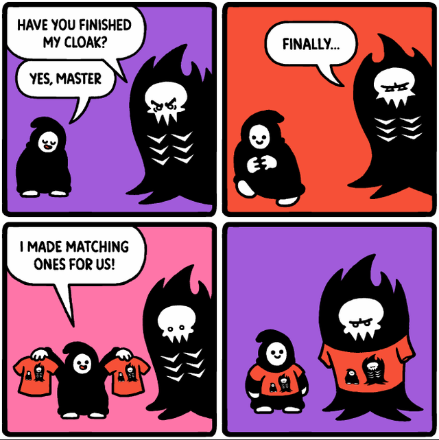 mr lovenstein shadow lord - Have You Finished My Cloak? Finally... Yes, Master 6 I Made Matching Ones For Us!