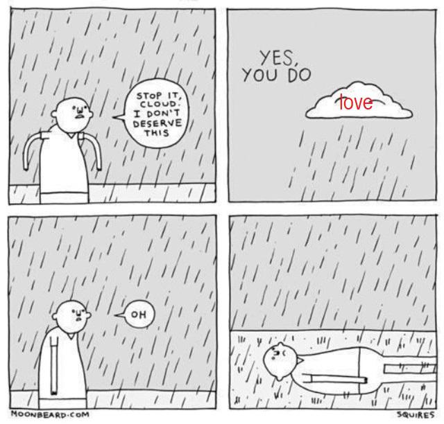 Rain - Yes, You Do Stop It Cloud I Don'T Deserve This I love Vy 1 Moonbeard.Com