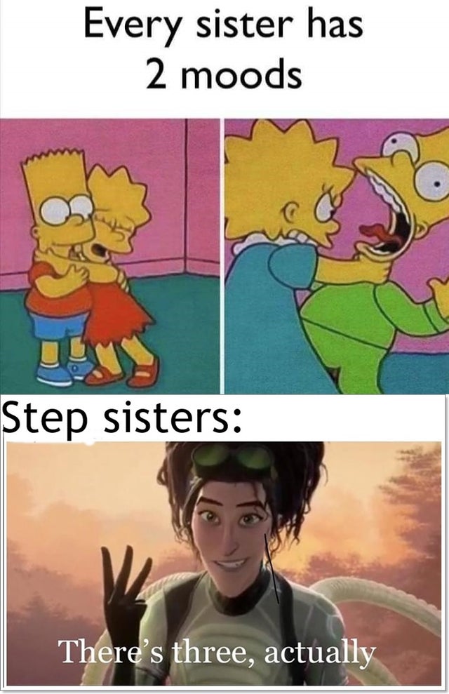 mtg memes - Every sister has 2 moods Step sisters There's three, actually