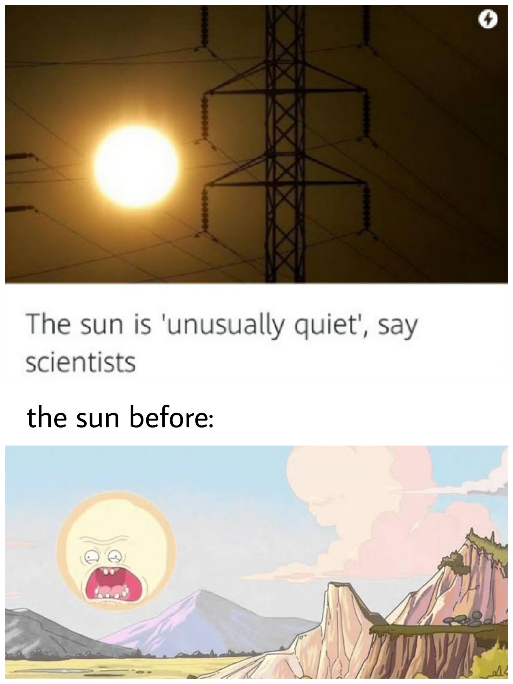deaf people sun meme - The sun is 'unusually quiet', say scientists the sun before
