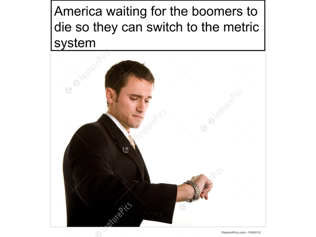 stock photo man checking watch - | America waiting for the boomers to die so they can switch to the metric system eature Pics Pc qture Pics Featurepics.com 11959112