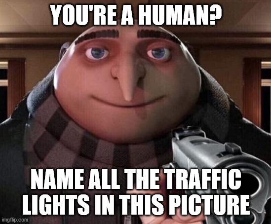 You'Re A Human? Name All The Traffic Lights In This Picture