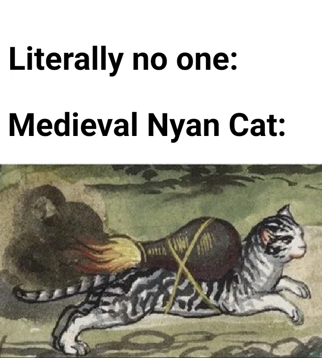 medieval cats - Literally no one Medieval Nyan Cat