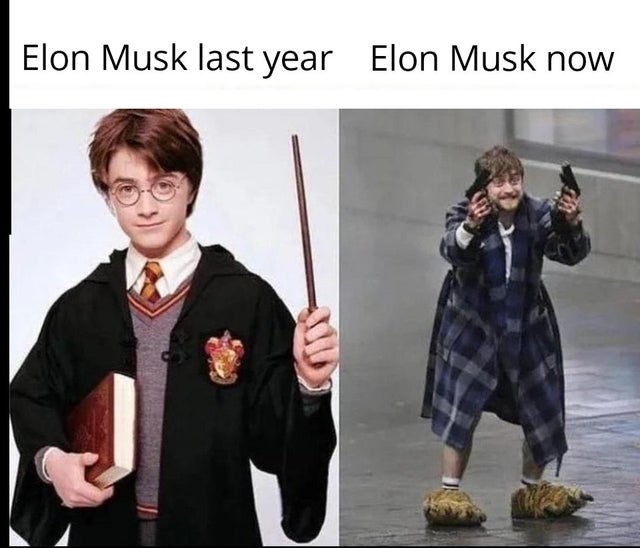 british history memes - Elon Musk last year Elon Musk now