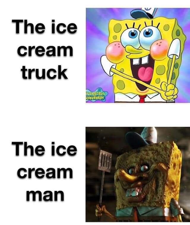 The ice cream truck pongeBob Com Mkopf The ice cream man
