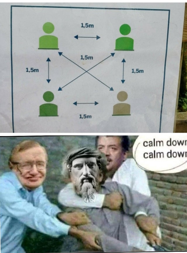 calm down calm down memes - 1,5m 1,5m 1,5m 1,5m 1,5m calm down calm down