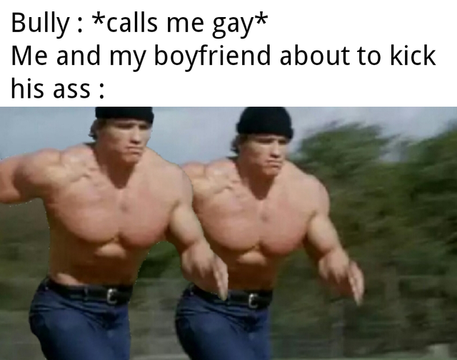 bodybuilding - Bully calls me gay Me and my boyfriend about to kick his ass