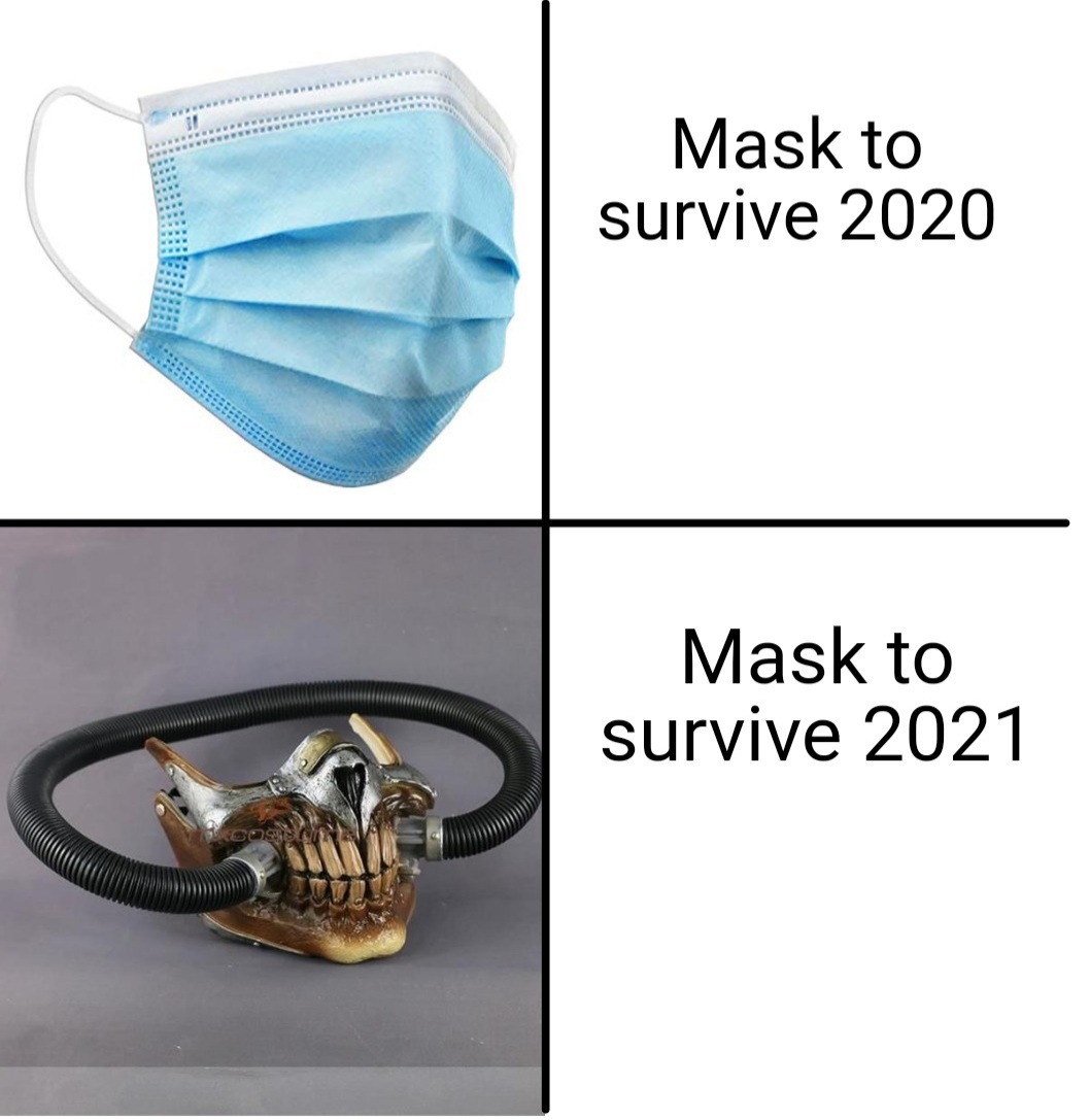 mad max mask - Mask to survive 2020 Mask to survive 2021