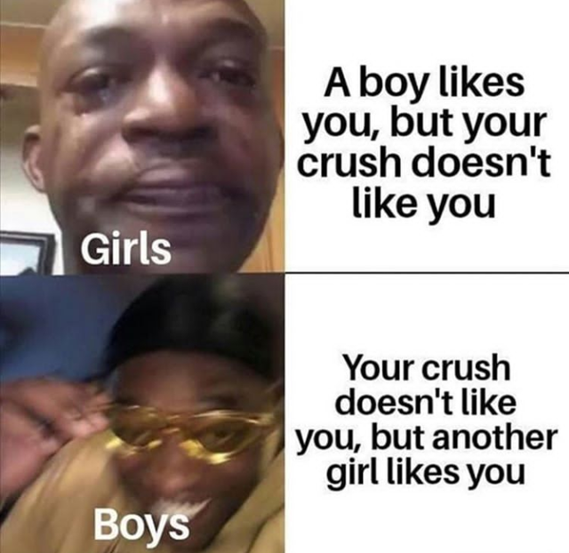 alone lonely memes - A boy you, but your crush doesn't you Girls Your crush doesn't you, but another girl you Boys