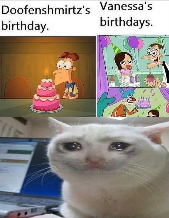 doofenshmirtz meme - Doofenshmirtz's Vanessa's birthday birthdays.