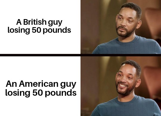 photo caption - A British guy losing 50 pounds An American guy losing 50 pounds