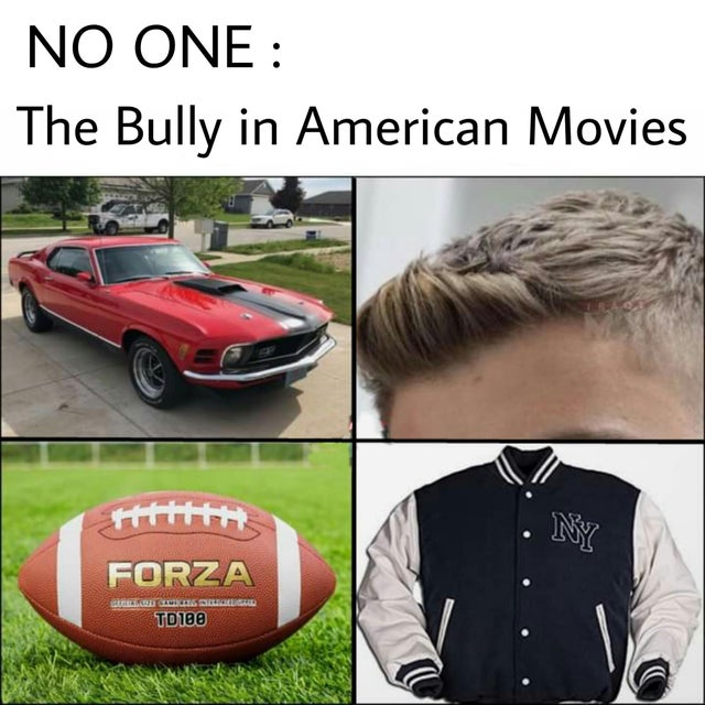 Starter pack - No One The Bully in American Movies Ny Forza Billige Sillellige TD100