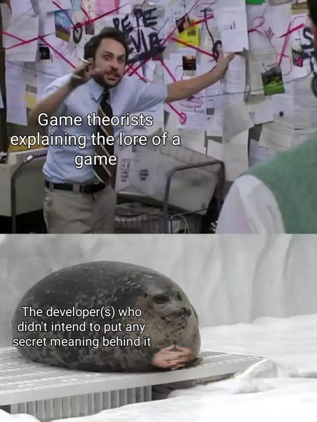 pepe silvia - Game theorists explaining the lore of a game The developers who didn't intend to put any secret meaning behind it