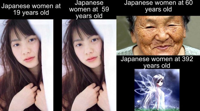 old japanese woman - Japanese women at 19 years old Japanese women at 59 years old Japanese women at 60 years old Japanese women at 392 years old