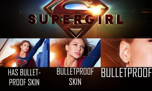 television program - SurerGirl Has Bullet Proof Skin Bulletproof Bulletproof Skin