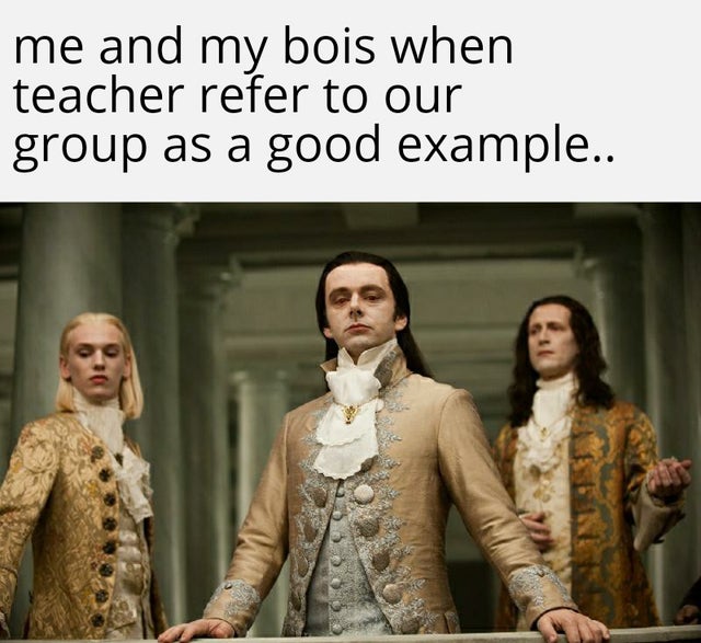 twilight aro meme - me and my bois when teacher refer to our group as a good example..