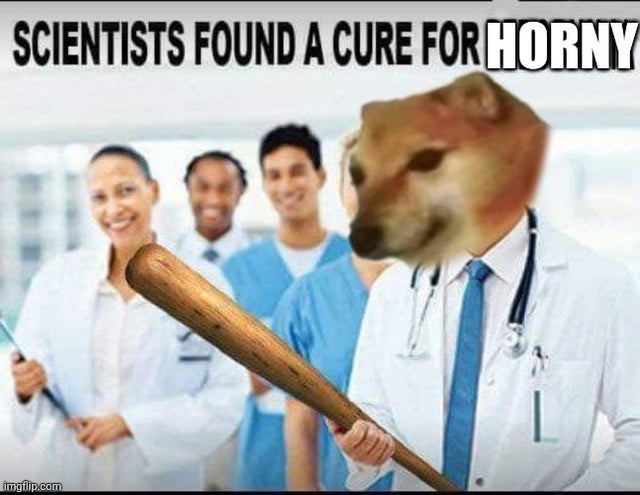 scientist found a cure meme - Scientists Found A Cure For Horny imgflip.com