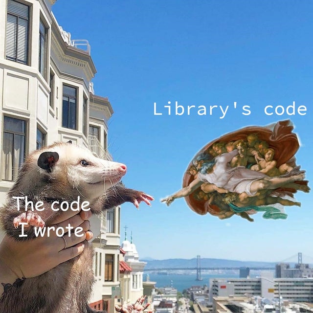 opossum san francisco - Library's code The code 'I wrote