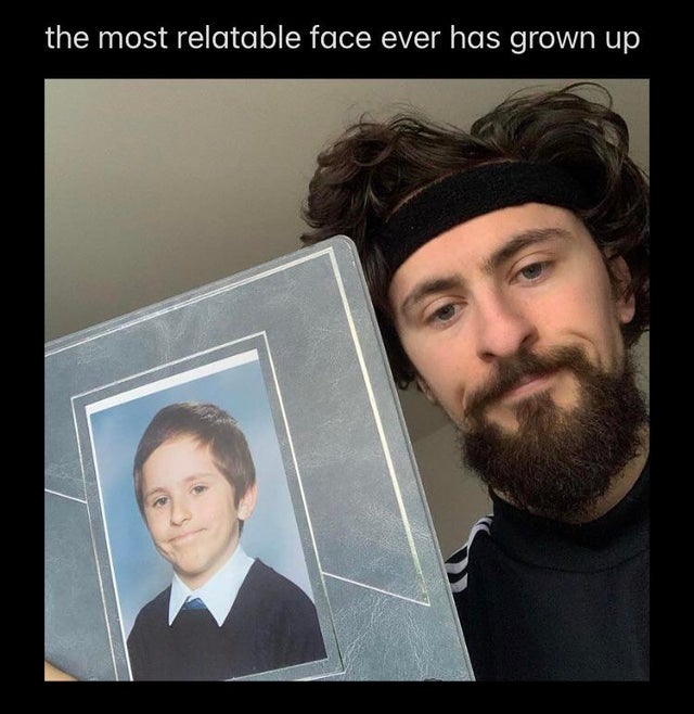 beard - the most relatable face ever has grown up