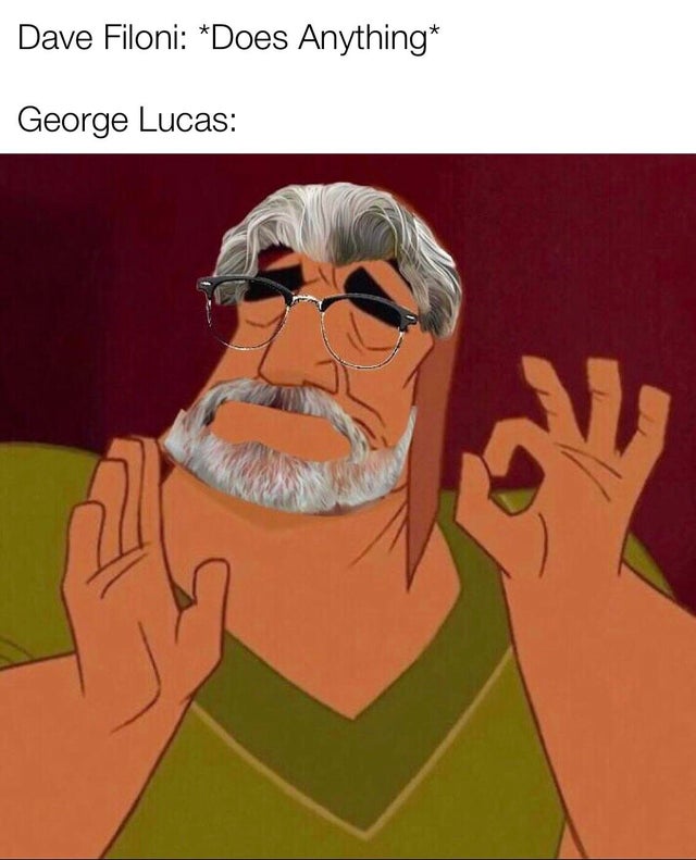 first sip of coffee hits your soul - Dave Filoni Does Anything George Lucas