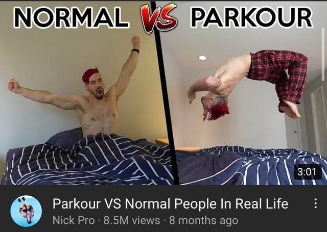 muscle - Normal Vs Parkour M Parkour Vs Normal People In Real Life Nick Pro 8.5M views 8 months ago