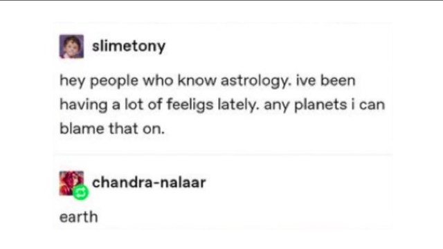 diagram - slimetony hey people who know astrology. ive been having a lot of feeligs lately, any planets i can blame that on. chandranalaar earth
