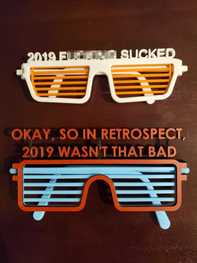 orange - 2019 Eum Sucked E Okay, So In Retrospect, 2019 Wasn'Lihalbad