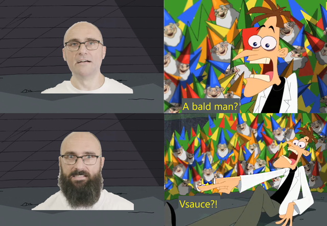 platypus perry the platypus meme - A bald man? Vsauce?!