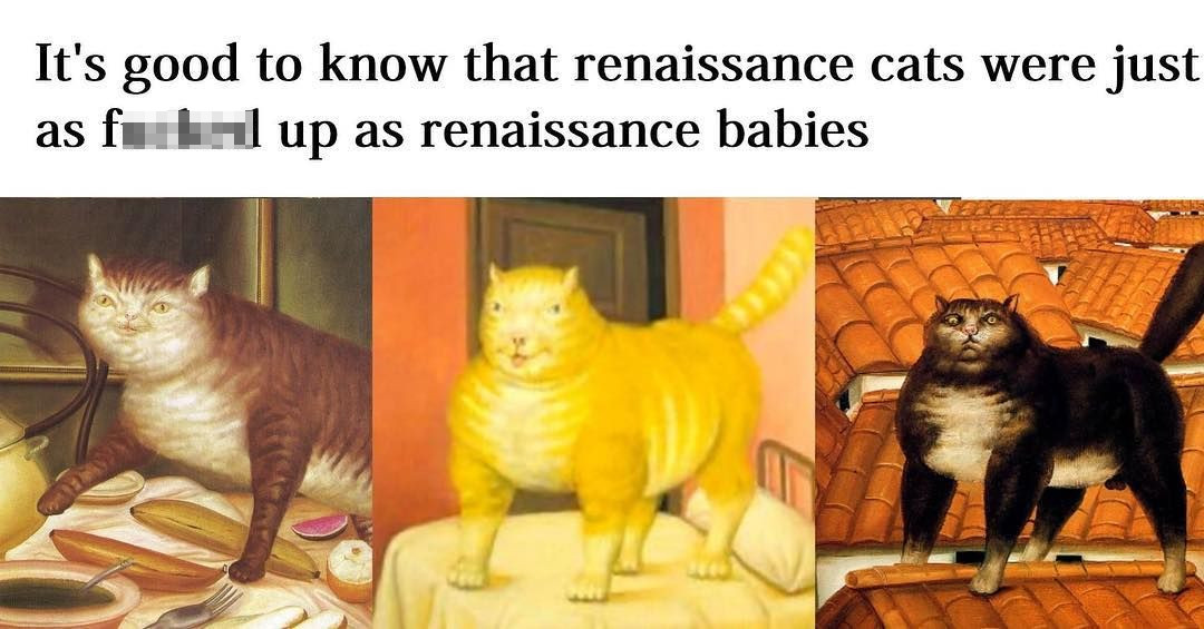 fauna - It's good to know that renaissance cats were just as fukal up as renaissance babies