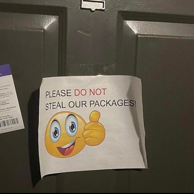 paper - Please Do Not Steal Our Packages! 25