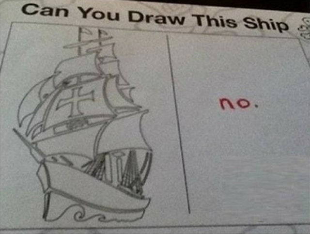 can you draw this ship no - Can You Draw This Ship