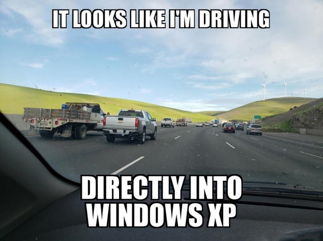 asphalt - It Looks I'M Driving Directly Into Windows Xp