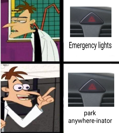 phineas and ferb memes - Emergency lights park anywhereinator
