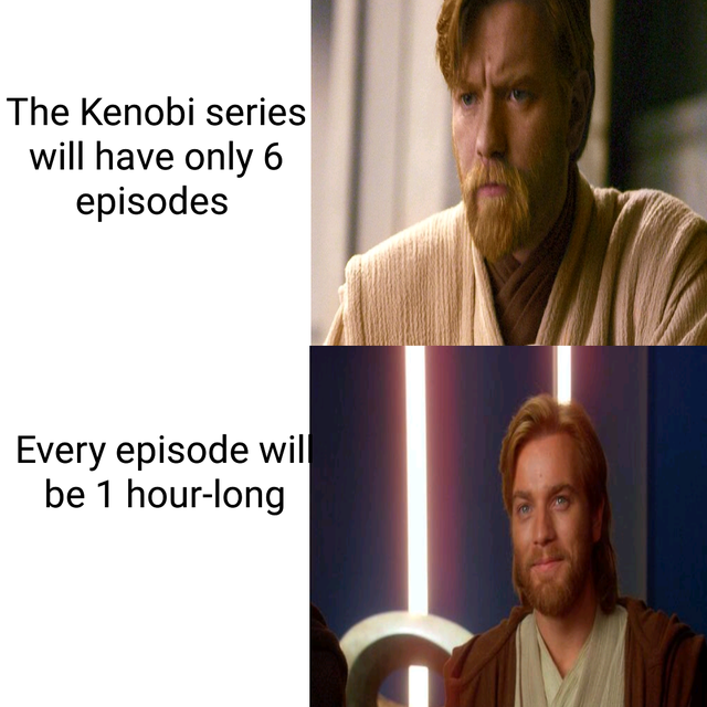 obi wan kenobi - The Kenobi series will have only 6 episodes Every episode will be 1 hourlong
