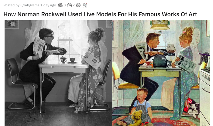 ilustrações norman rockwell - Posted by umtigrems 1 day ago 323 3 How Norman Rockwell Used Live Models For His Famous Works of Art