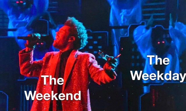 stage - The Weekday The Weekend