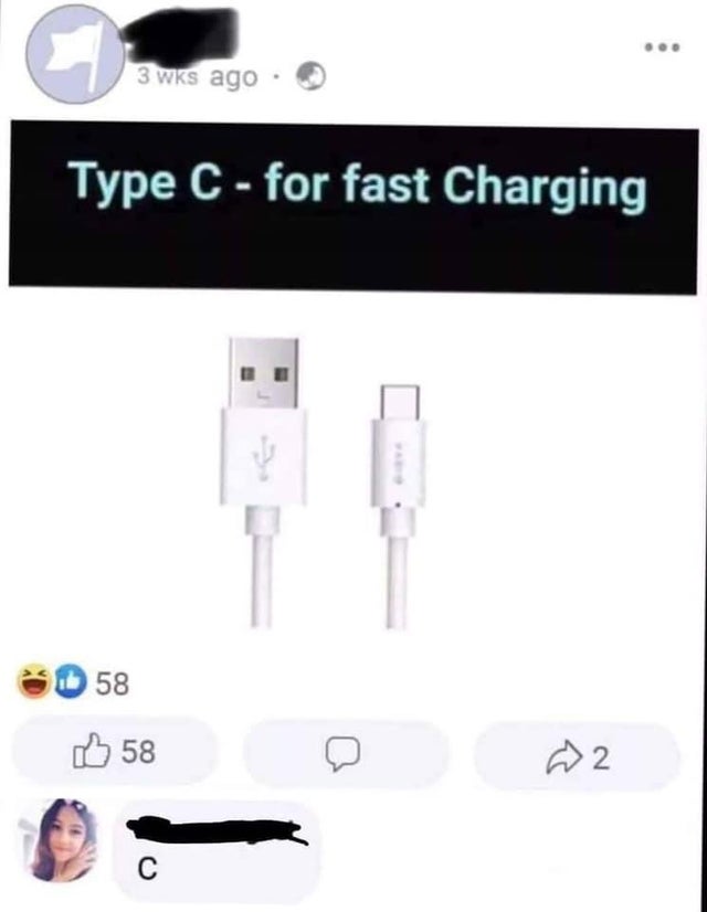 type c for fast charging meme - 3 wks ago Type C for fast Charging 58 58 2