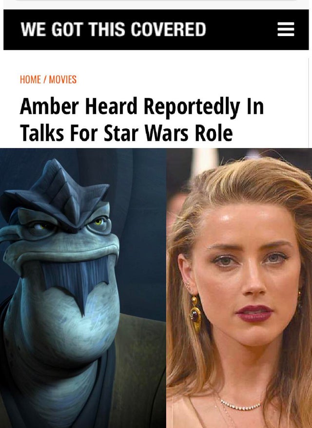 Star Wars: The Clone Wars - We Got This Covered Iii Home Movies Amber Heard Reportedly In Talks For Star Wars Role