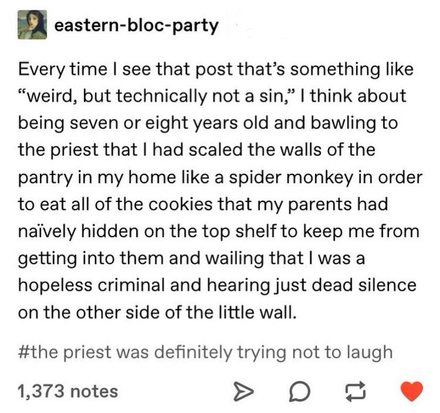 all for the game quotes neil josten - easternblocparty Every time I see that post that's something weird, but technically not a sin, I think about being seven or eight years old and bawling to the priest that I had scaled the walls of the pantry in my hom