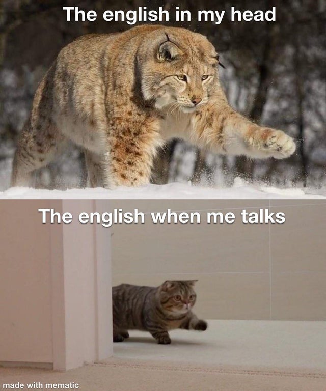 oh lawd he comin - The english in my head The english when me talks made with mematic