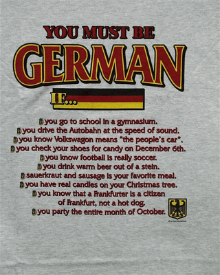 This is how you know your german