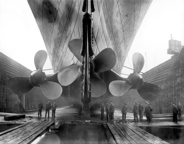 titanic's propellers