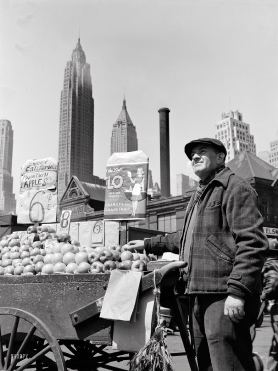 1970 new york street vendor - Call Tos Apples Elsh