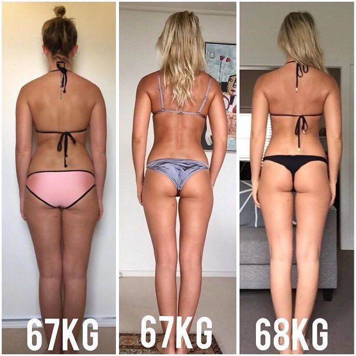 weight is just a number - 67KG 67KG 68KG