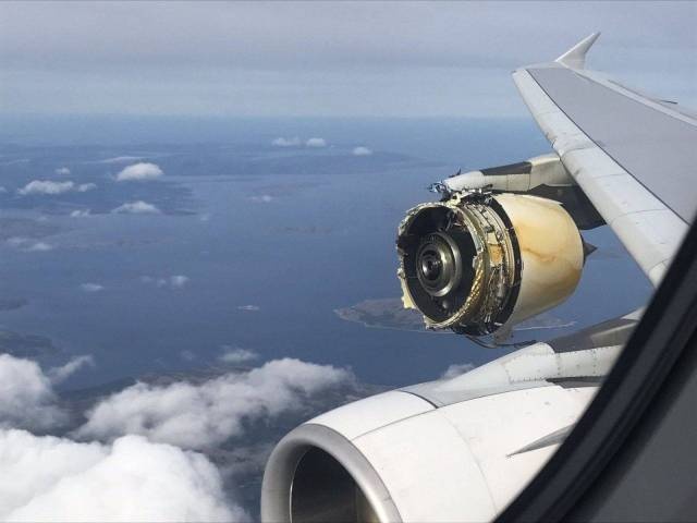 a380 engine failure