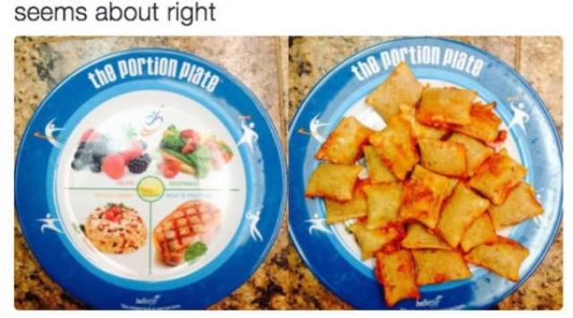 portion plate meme - seems about right tion Plate the portion plane