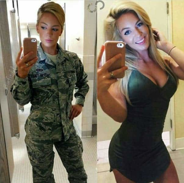 random pic sexy us military women
