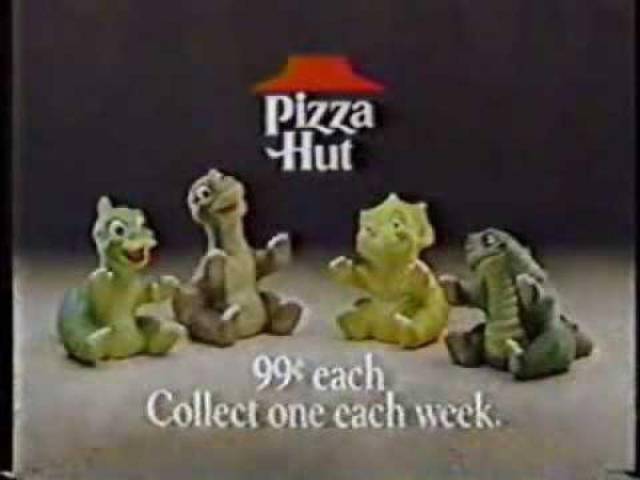 memes - land before time pizza hut puppets - Pizza Hut 99 each Collect one cach week.